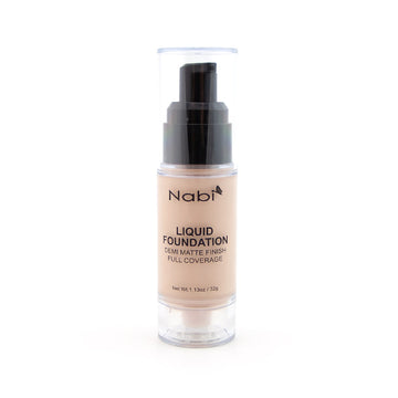 Liquid Foundation Demi Matte Finish Full Coverage